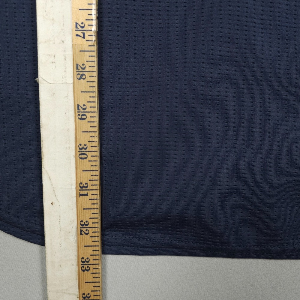 MLB Atlanta Braves Navy Blue Red Trim Baseball Jersey - Picture 13 of 14